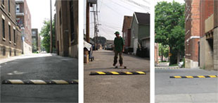 Alley Speed Bumps Rubber Speed Humps And Parking Blocks