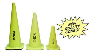 ANSI Lime Green Traffic Safety Cones