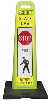 ANSI Safe Crosswalk Traffic Control Sign
