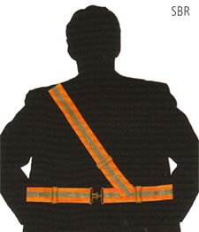 Fluorescent Safe Belts High visibility Safety Wear