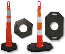 Looper Cone Traffic Safety Cone Portable Delineator Posts Channelizers Markers