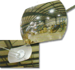 Light Weight Roundtangular Convex Safety Security Mirrors Safety Security Mirrors And Domes