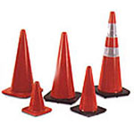 Orange Heavy Duty P.V.C. Traffic Cones, Orange Cones, Traffic Cones, Safety Cones, heavy duty reflective