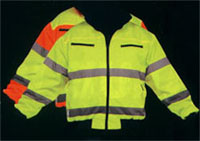 ANSI CLASS III Fluorescent Safety Jackets, Coats and Rain Wear