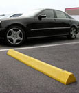Solid Plastic Speed Bumps Rubber Speed Humps Parking Blocks