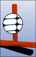 Orange Diamond Crowd Control Safety Plastic Fencing And Netting