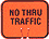 No Thru Traffic snap-on traffic cone signs, crosswalk signs, traffic control products