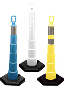 Tubular Marker Portable Delineator Posts Channelizers Markers