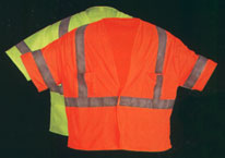 High Visibility Reflective Hook And Loop Safety Vests