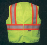 High Visibility Reflective Hook And Loop Safety Vests