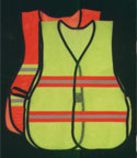 Mesh And Solid Value Reflective High Visibility Safety Vests